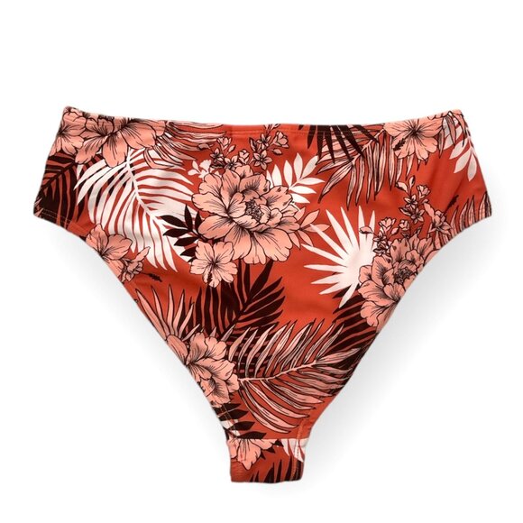 TAHITI Swimwear Floral Print Women's Bikini Bottom Size S - Picture 3 of 5